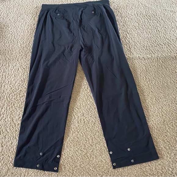 Athleta Ultimate Wide Leg Black Size 14 - Picture 5 of 5